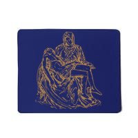 Pieta Michelangelo Statue Sketch Mousepad