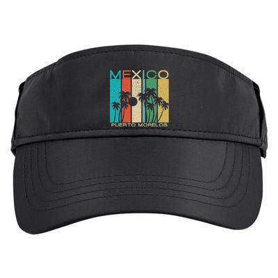 Puerto Morelos Souvenir Mexico Summer Gift Adult Drive Performance Visor