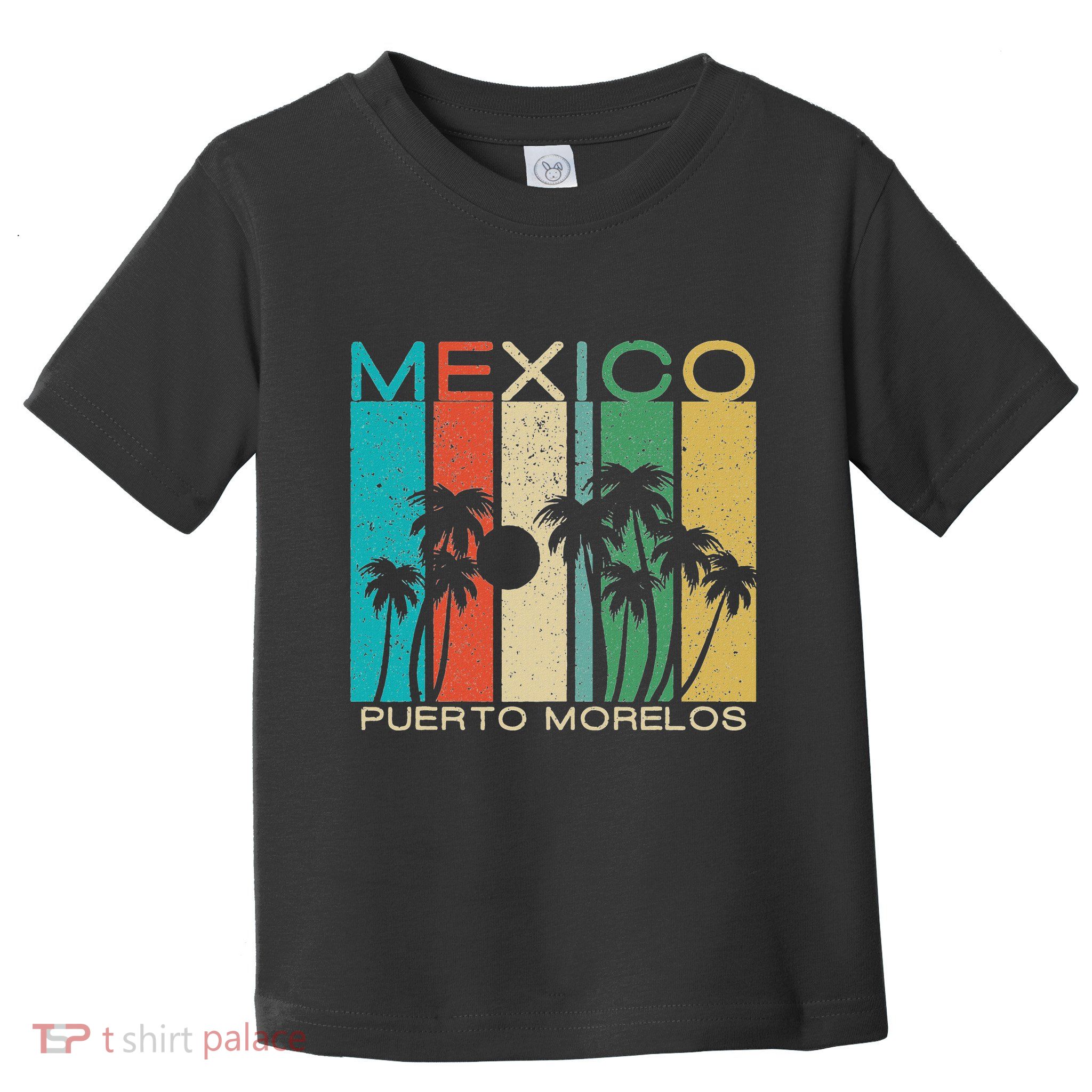 Puerto Morelos Souvenir Mexico Summer Gift Toddler T-Shirt