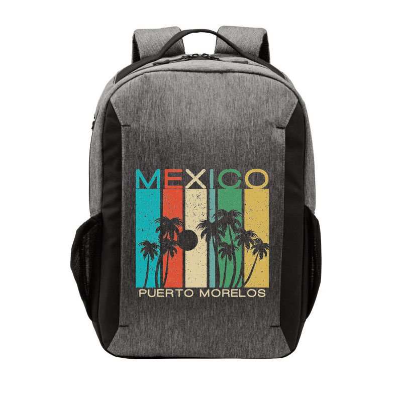 Puerto Morelos Souvenir Mexico Summer Gift Vector Backpack