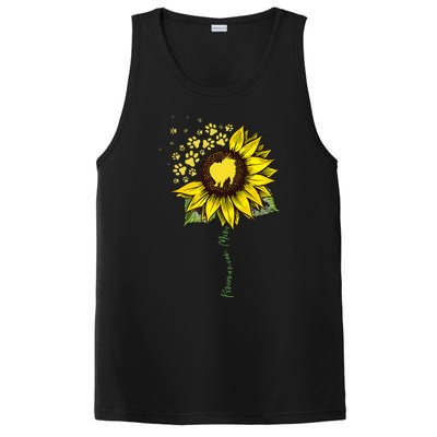 Pomeranian Mom Sunflower Pomeranian Gifts Dog Mom Mama PosiCharge Competitor Tank