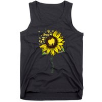 Pomeranian Mom Sunflower Pomeranian Gifts Dog Mom Mama Tank Top