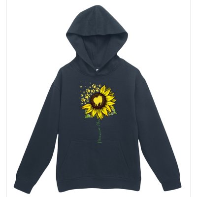 Pomeranian Mom Sunflower Pomeranian Gifts Dog Mom Mama Urban Pullover Hoodie