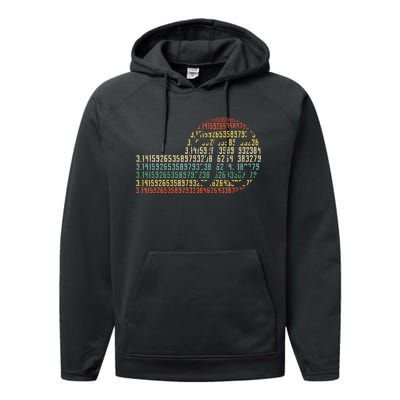 Pi Math Science STEM Vintage 3.14 Pi Day Performance Fleece Hoodie