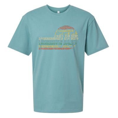 Pi Math Science STEM Vintage 3.14 Pi Day Sueded Cloud Jersey T-Shirt