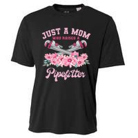 Pipefitter Mom Steamfitter Tradesman Plumber Mother's Day Cooling Performance Crew T-Shirt