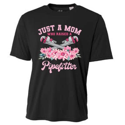 Pipefitter Mom Steamfitter Tradesman Plumber Mother's Day Cooling Performance Crew T-Shirt