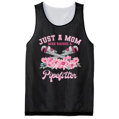 Pipefitter Mom Steamfitter Tradesman Plumber Mother's Day Mesh Reversible Basketball Jersey Tank