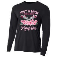 Pipefitter Mom Steamfitter Tradesman Plumber Mother's Day Cooling Performance Long Sleeve Crew