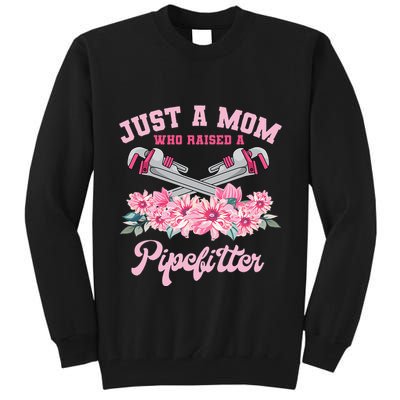 Pipefitter Mom Steamfitter Tradesman Plumber Mother's Day Tall Sweatshirt