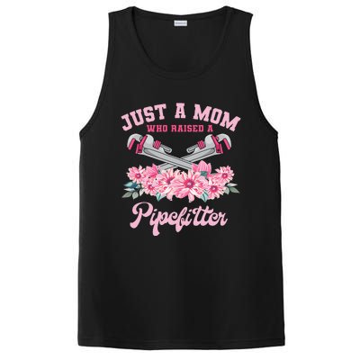 Pipefitter Mom Steamfitter Tradesman Plumber Mother's Day PosiCharge Competitor Tank