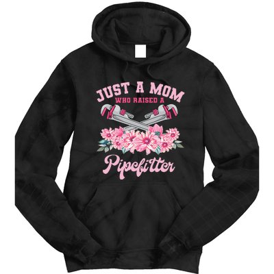 Pipefitter Mom Steamfitter Tradesman Plumber Mother's Day Tie Dye Hoodie