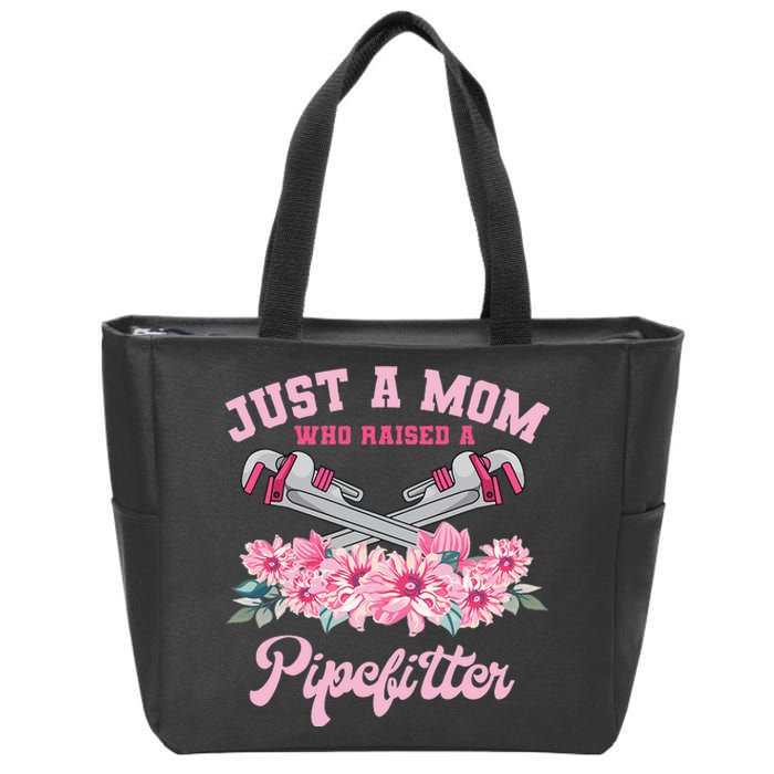 Pipefitter Mom Steamfitter Tradesman Plumber Mother's Day Zip Tote Bag