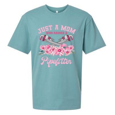 Pipefitter Mom Steamfitter Tradesman Plumber Mother's Day Sueded Cloud Jersey T-Shirt