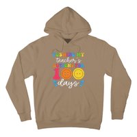 Pushing My TeacherS Buttons For 100 Days Funny School Hoodie