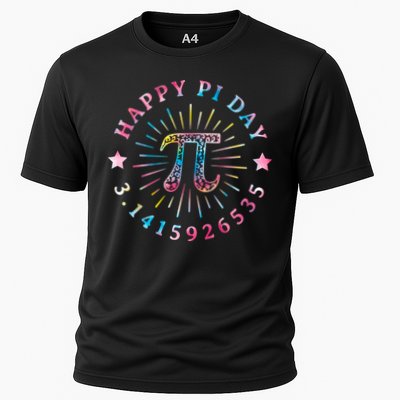 Pi Math Teacher Funny Gift Happy Pi Day With Tie Dye Style Cool Gift Performance Shirt
