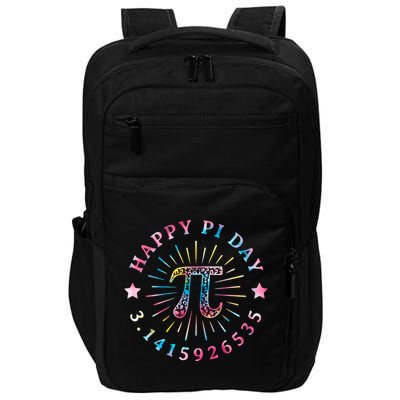 Pi Math Teacher Funny Gift Happy Pi Day With Tie Dye Style Cool Gift Impact Tech Backpack
