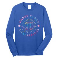 Pi Math Teacher Funny Gift Happy Pi Day With Tie Dye Style Cool Gift Long Sleeve Shirt