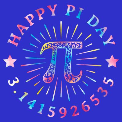 Pi Math Teacher Funny Gift Happy Pi Day With Tie Dye Style Cool Gift T-Shirt