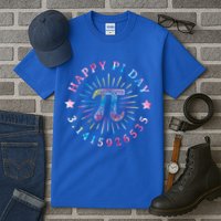 Pi Math Teacher Funny Gift Happy Pi Day With Tie Dye Style Cool Gift Tall T-Shirt