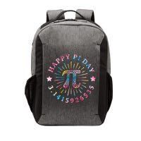 Pi Math Teacher Funny Gift Happy Pi Day With Tie Dye Style Cool Gift Vector Backpack