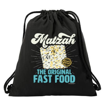 Passover Matzah The Original Fast Food Funny Seder Gift Drawstring Bag