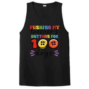 Pushing My TeacherS Buttons For 100 Days 100 Days Of School PosiCharge Competitor Tank