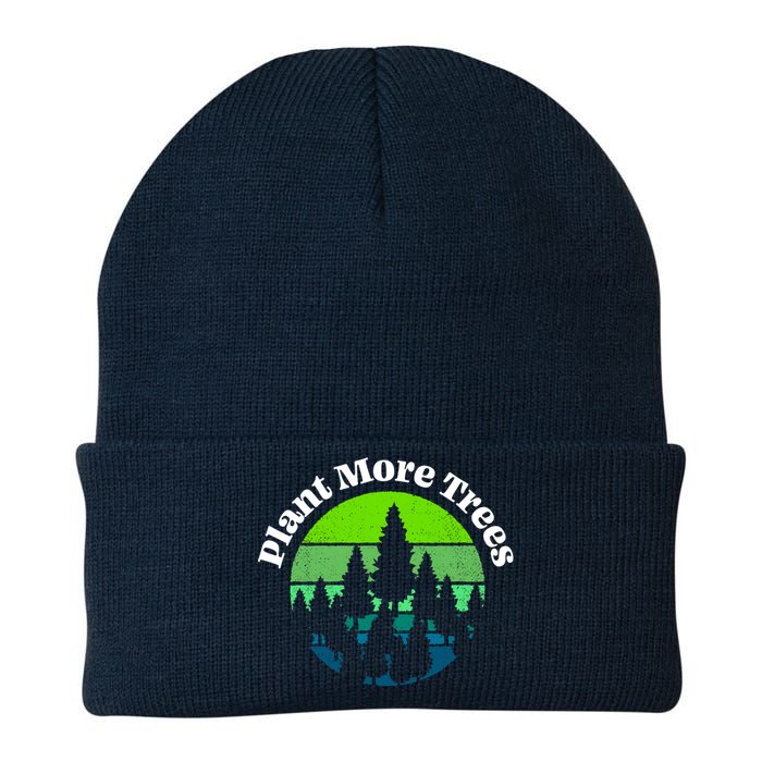 Plant More Trees Save Planet Earth Tree Hugger Earth Day Knit Cap Winter Beanie