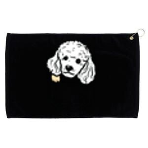 Pocket Mini Toy Poodle Cute Animal Pet Dog Lover Owner Gift Grommeted Golf Towel