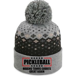 Pickleball Making Tennis Courts Great Again The Baniff Cuffed Pom Beanie