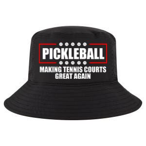 Pickleball Making Tennis Courts Great Again Cool Comfort Performance Bucket Hat