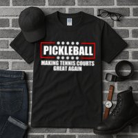 Pickleball Making Tennis Courts Great Again Tall T-Shirt