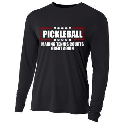 Pickleball Making Tennis Courts Great Again Cooling Performance Long Sleeve Crew