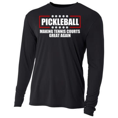 Pickleball Making Tennis Courts Great Again Cooling Performance Long Sleeve Crew