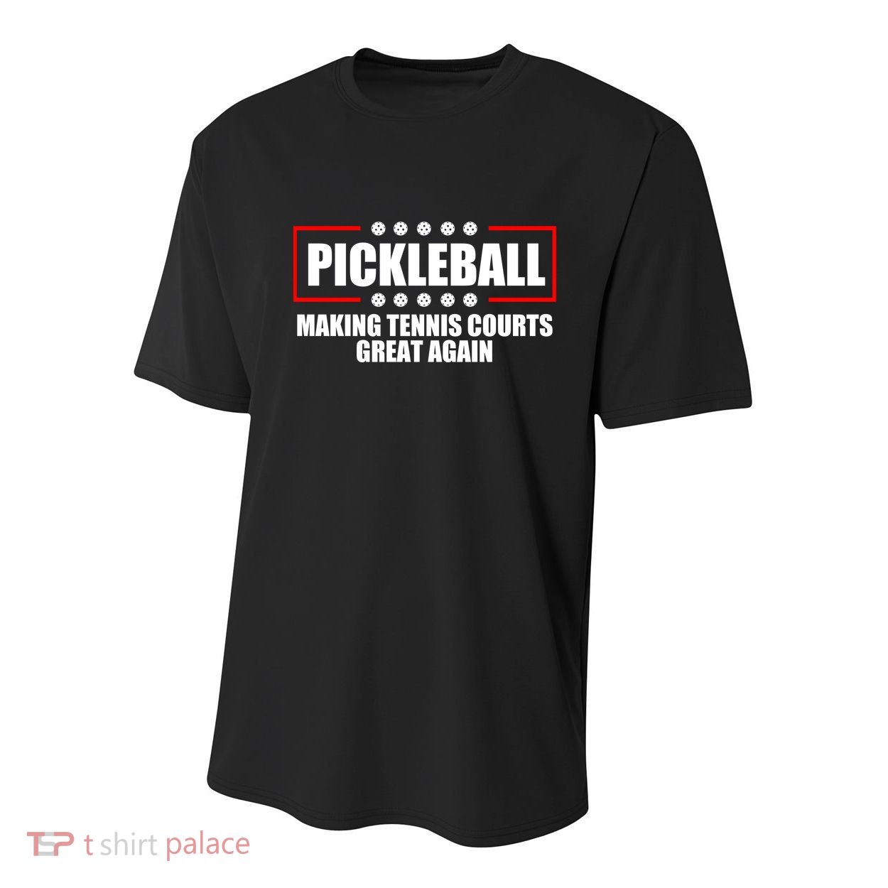 Pickleball Making Tennis Courts Great Again Youth Performance Sprint T-Shirt