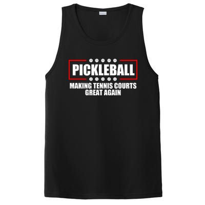 Pickleball Making Tennis Courts Great Again PosiCharge Competitor Tank