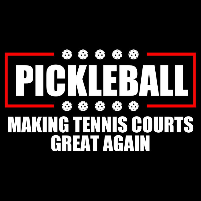 Pickleball Making Tennis Courts Great Again Full Zip Hoodie