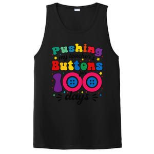 Pushing My TeacherS Buttons For 100 Days 100 Days Of School PosiCharge Competitor Tank