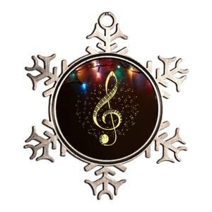 Piano Music Treble Clef Pianist Gift Piano Metallic Star Ornament