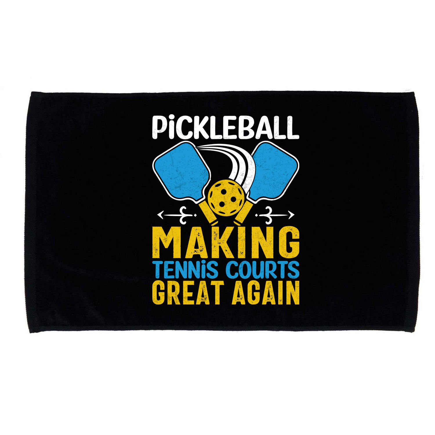 Pickleball Making Tennis Courts Great Again Funny Microfiber Hand Towel