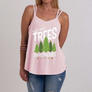 Plant More Trees Save The Bees Gift Women's Strappy Tank