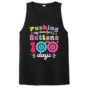 Pushing My TeacherS Buttons For 100 Days 100 Days Of School PosiCharge Competitor Tank