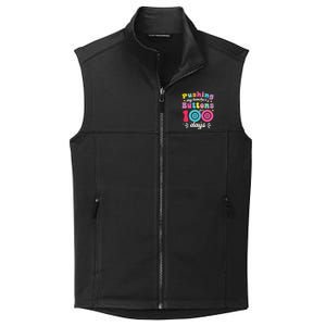 Pushing My TeacherS Buttons For 100 Days 100 Days Of School Collective Smooth Fleece Vest