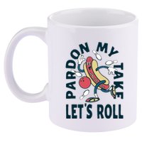 Pardon My Take Let's Roll 11oz C Handle Ceramic Mug