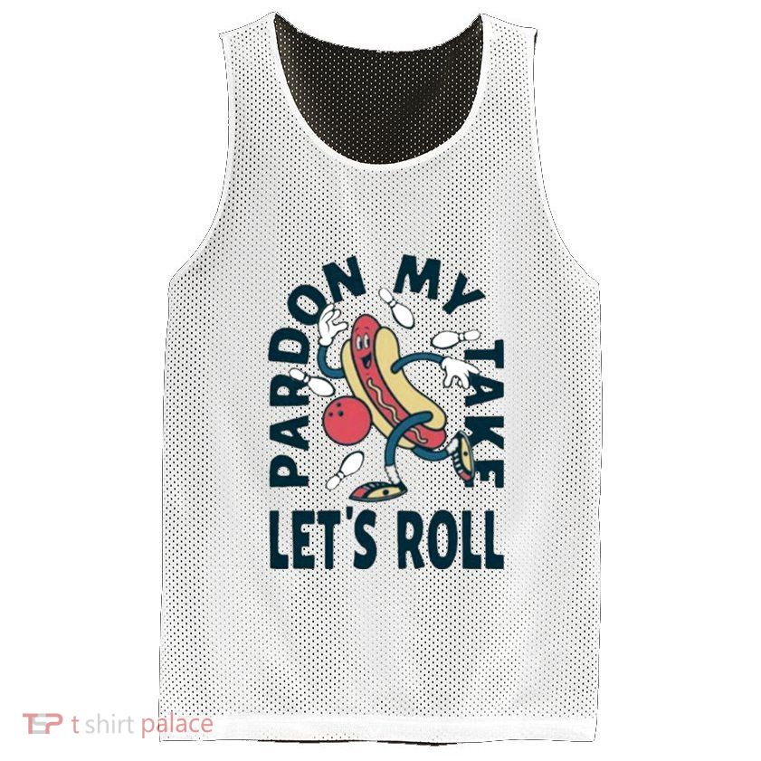 Pardon My Take Let's Roll Mesh Reversible Basketball Jersey Tank