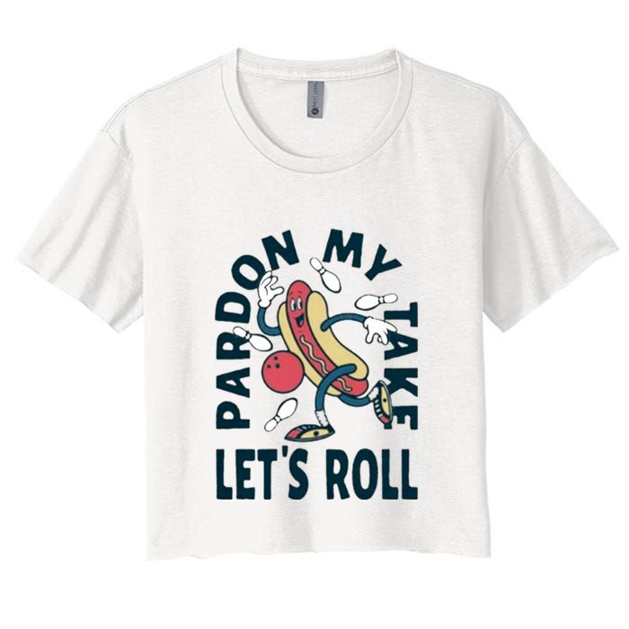 Pardon My Take Let's Roll Crop Top