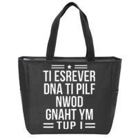 Put My Thang Down Is It Worth It Missy Quote Zip Tote Bag