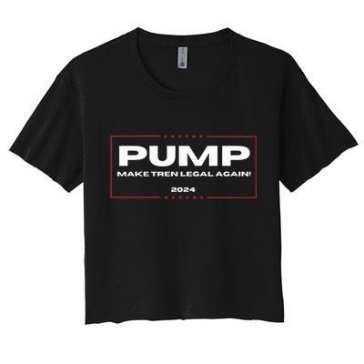 Pump Make Tren Legal Again 2024 Crop Top