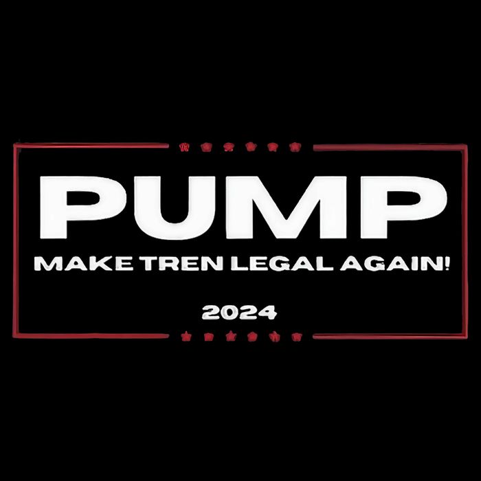 Pump Make Tren Legal Again 2024 Women's Crop Top Tee