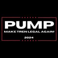 Pump Make Tren Legal Again 2024 Cropped Pullover Crew